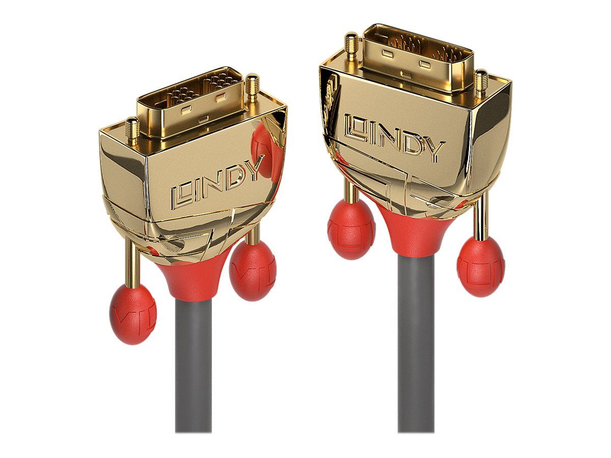 Lindy Gold - DVI-Kabel - Single Link - DVI-D (M)