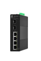 LevelOne Switch 6x GE IGS-2106P 2xSFP 4xPoE Outputs sw - Switch - Kupferdraht