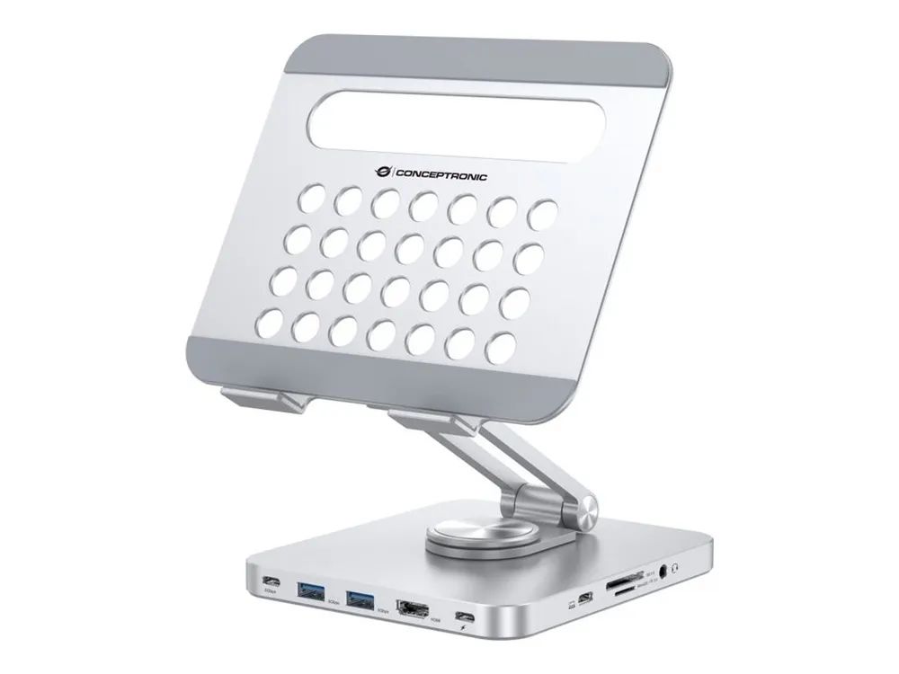 Conceptronic DONN26G - Dockingstation + Tablet-Ständer