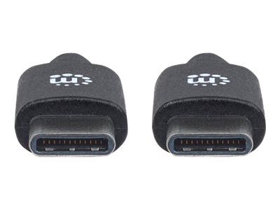 Manhattan USB-C to USB-C Cable, 3m, Male to Male, Black, 480 Mbps (USB 2.0)