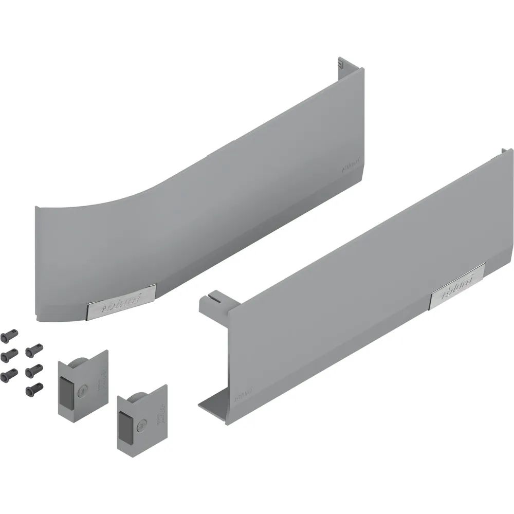BLUM AVENTOS HF/HS/HL TOP Abdeckkappen-Set für SERVO-DRIVE, Kunststoff hellgrau