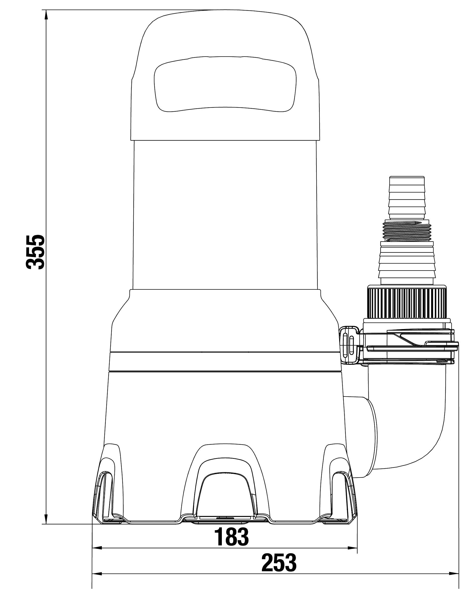 Gardena Schmutzwasser-Tauchpumpe 16000