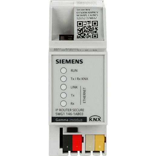 Siemens KNX IP ROUTER SECURE REG / SIEMEN N 146/03 5WG1146-1AB03