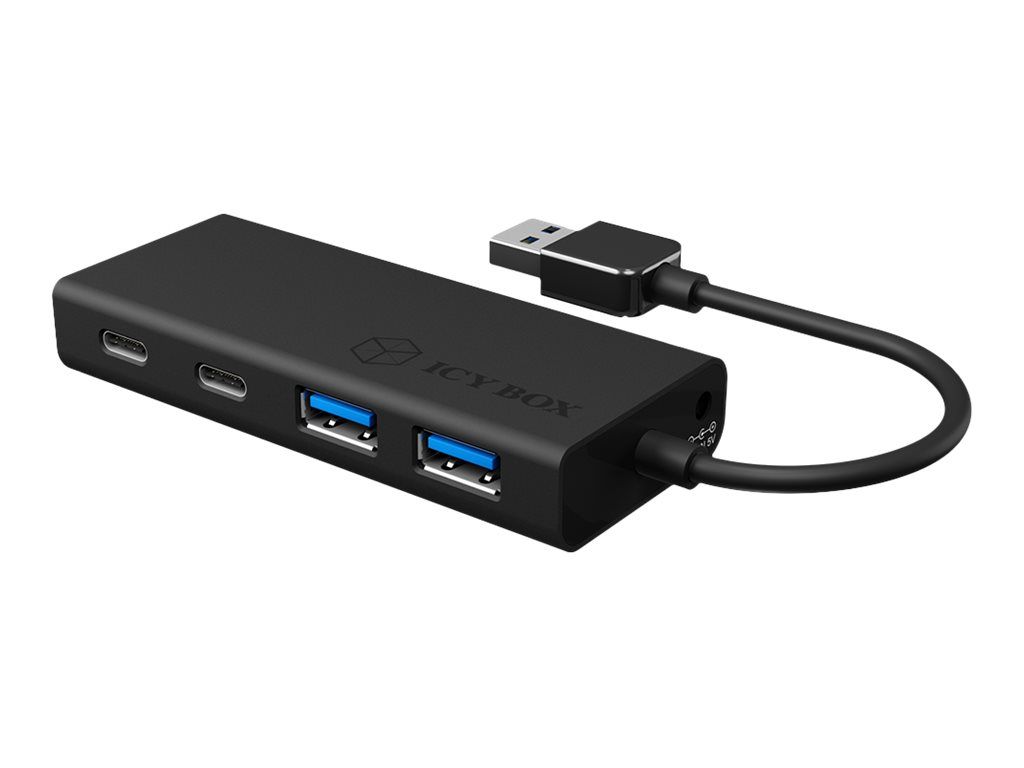 ICY BOX IB-HUB1426-U3 - Hub - 2 x SuperSpeed USB 3.0 + 2 x USB-C