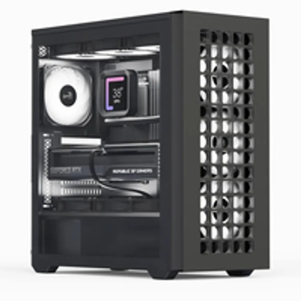 AEROCOOL ADVANCED TECHNOLOGIES Geh Midi D502A-G-BK-v1 B/Mesh/ATX - Tower