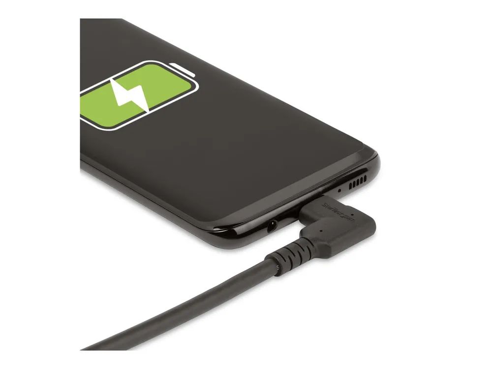 StarTech.com 2 m USB-C Kabel Gewinkelt, USB C auf USB C Kabel, 4K, 100W - USB-Kabel - 24 pin USB-C (M)