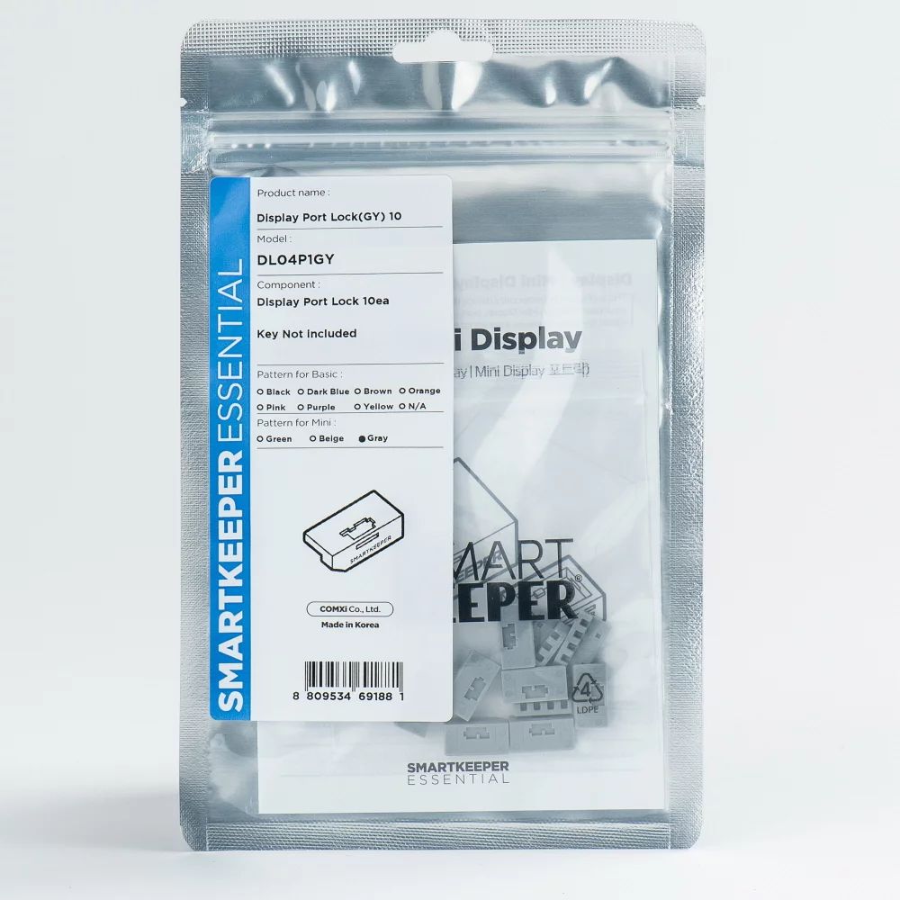 Smart Keeper Mini"DisplayPort" Blocker grau 10 Stk.