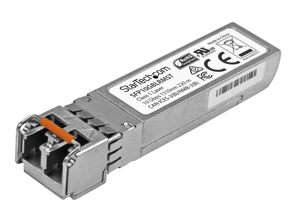 StarTech.com SFP-10GBASE-LRM-ST Transceiver Modul (SFP+ Module, 10GBase-LRM Cisco kompatibel, Glasfaser, 1310nm, LC Multimode mit DDM)