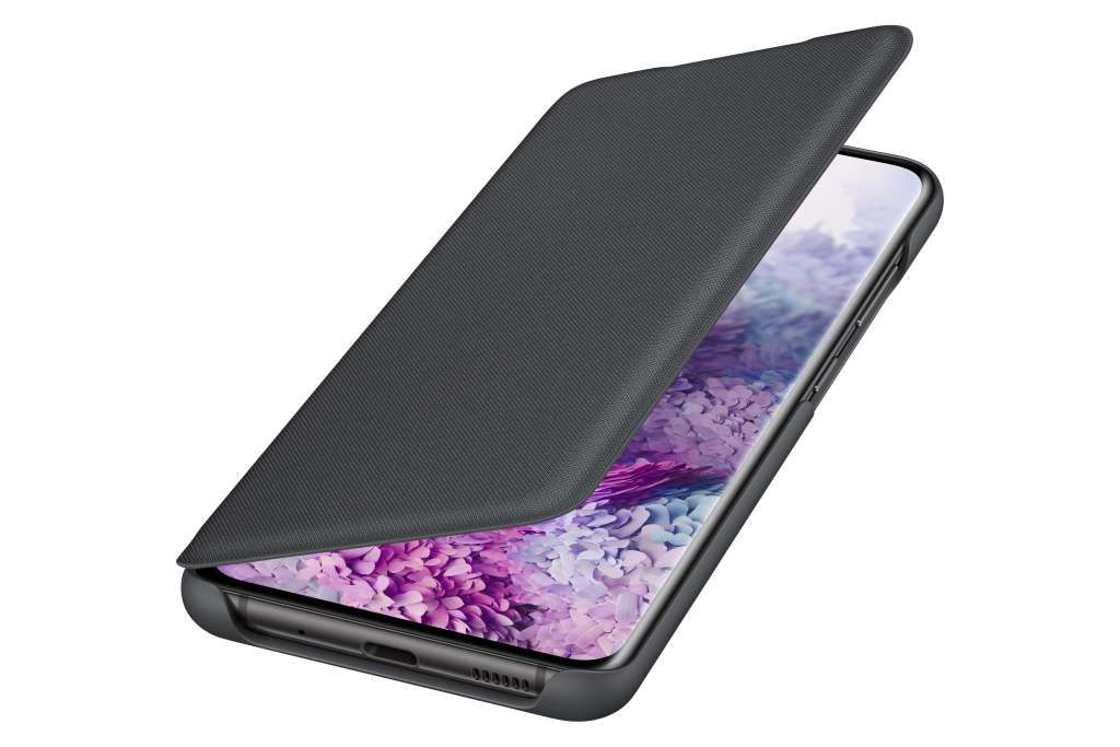 Samsung LED-View-Cover "EF-NG980" für Galaxy S20, Schwarz