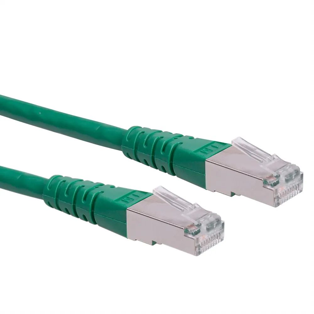 ROLINE Patchkabel Cat.6 (Class E) S/FTP (PiMF), grün, 20 m