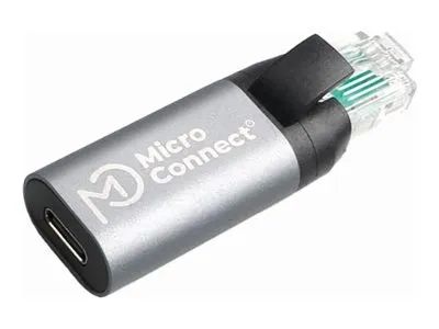 MicroConnect USB C Female to RJ45 Male Adapter - Adapter - Digital/Daten