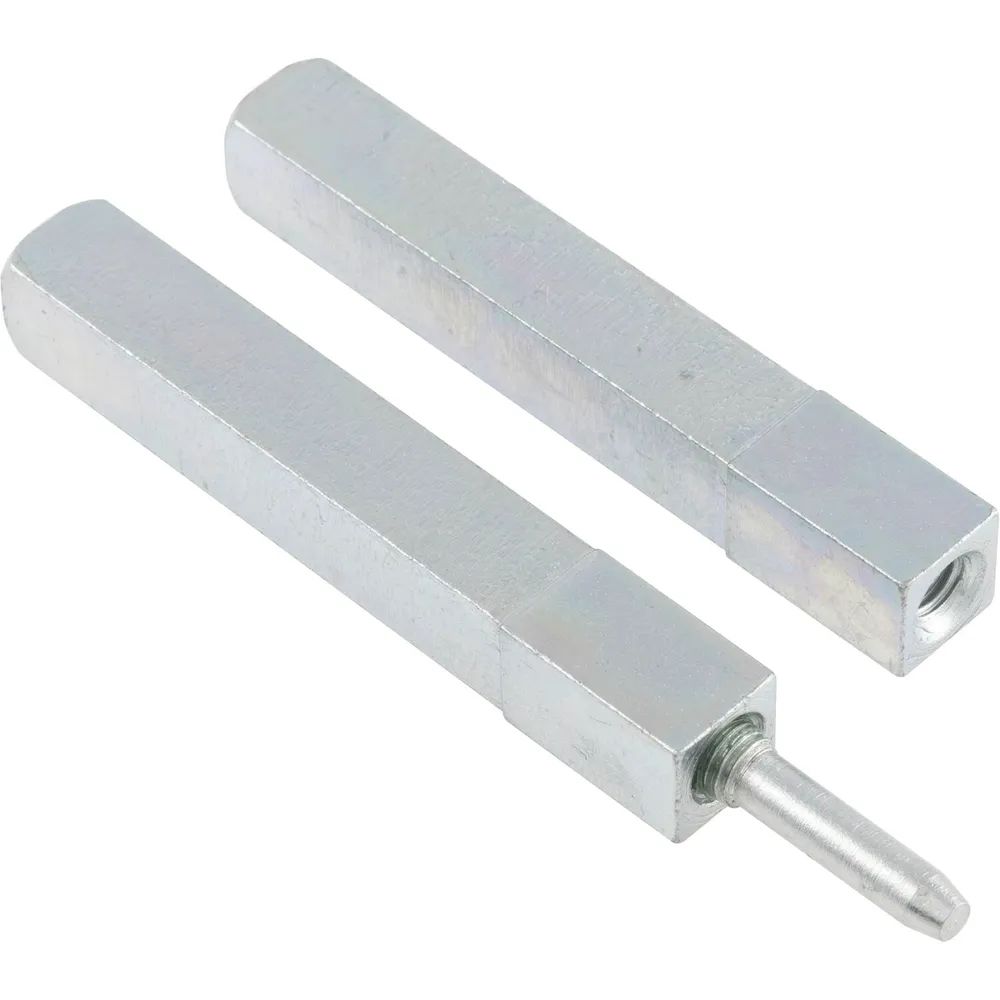 Grundmann Drückerstift GEOS 247V geteilt, LI 60 x LA 60, VK: 8,5/9/8,5 mm, Stahl verzinkt