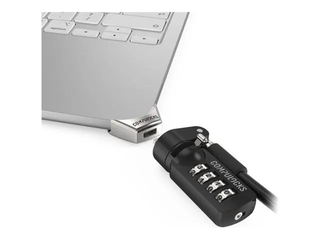 Compulocks Sicherheitsschlossadapter - with combination cable lock (corner lock)