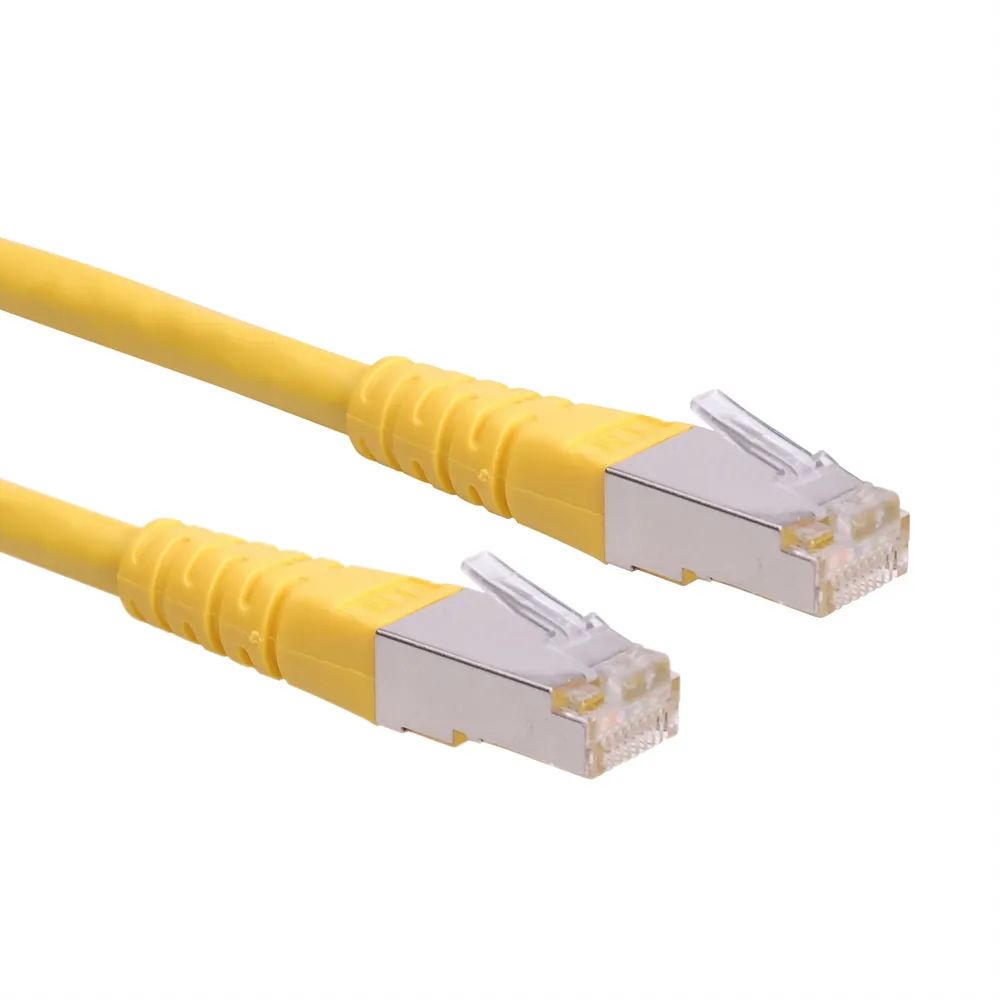 ROLINE Patchkabel Cat.6 (Class E) S/FTP (PiMF), gelb, 2 m