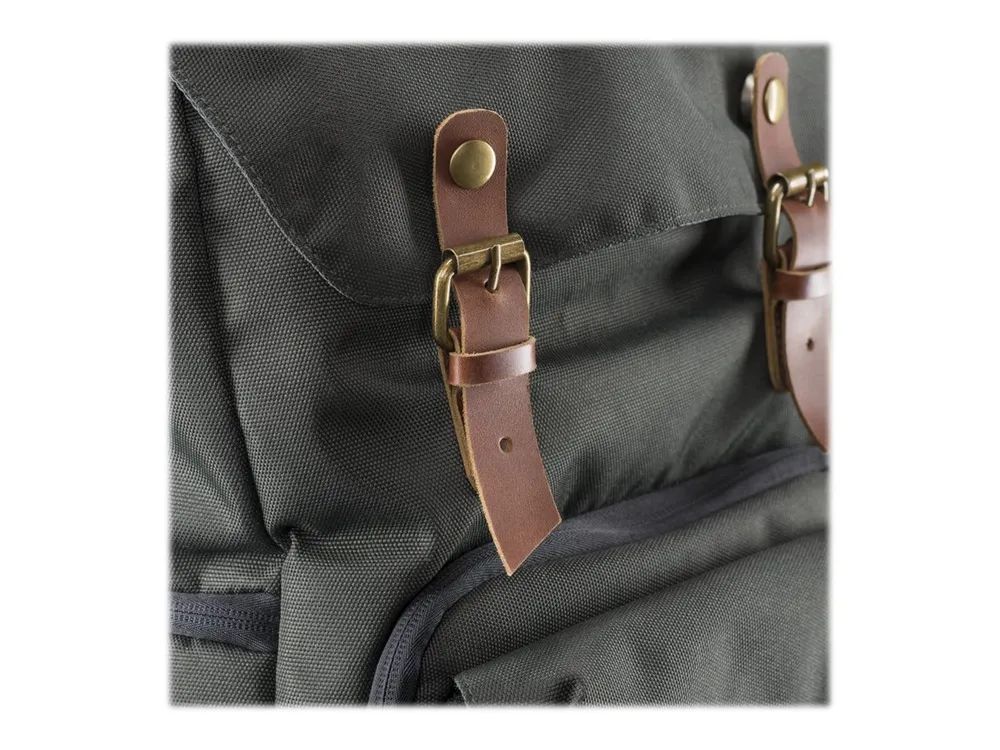 mantona Luis - Rucksack für Kamera - Nylon, Leder