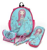 WEDO Kinder-Rucksack Meerjungfrau mit Netztaschen innen/ausse