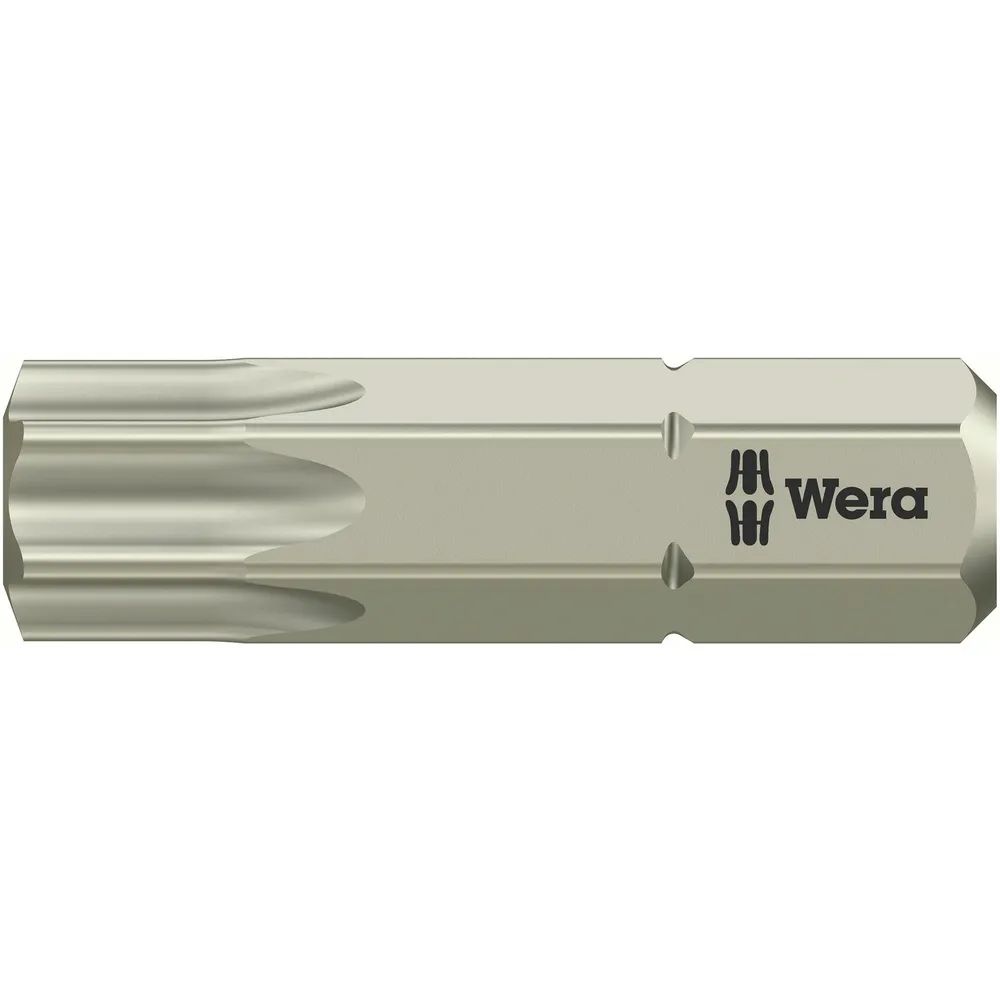 WERA Bit-Einsatz Edelstahl 3867/1TS 1/4sechskant TX40/25 mm Torx®