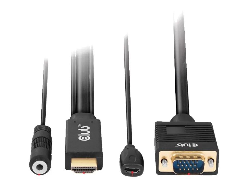 Club 3D Adapterkabel - HDMI, Mikro-USB Typ B (nur Strom)