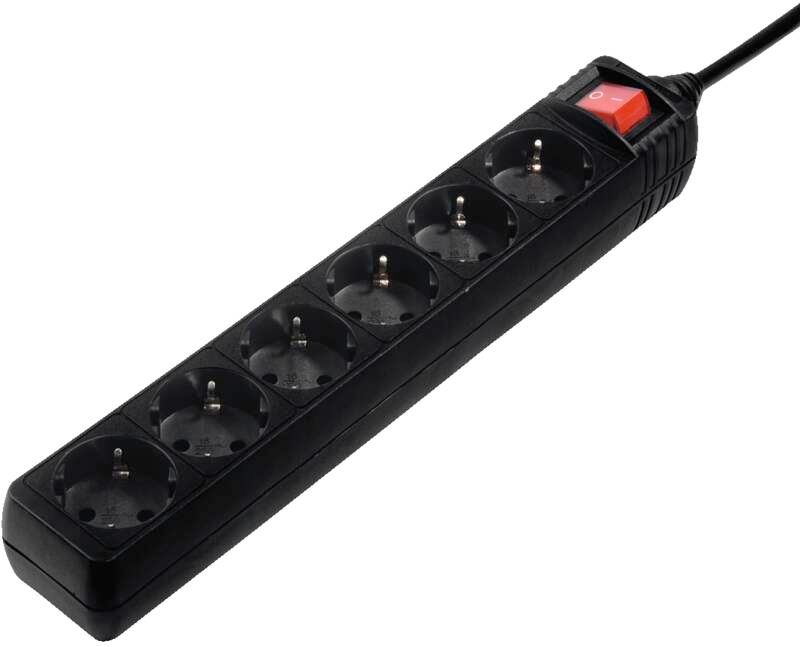 Hama Steckdosenleiste 137266 6F-STECKDO.M.SCHALTER 5M