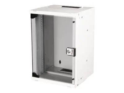 Equip Eco Mount - Schrank Netzwerkschrank - 300 x 300 mm - geeignet für Wandmontage - RAL 7035, Hellgrau - 9U - 25.4 cm (10")