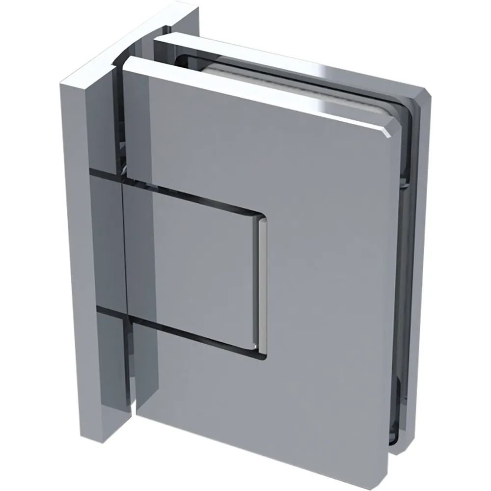 Colcom Duschtürband 8500N Polymer 90° Glas-Wand, Feststellung,Messing verchromt poliert