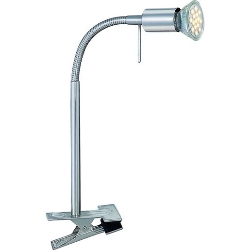 Globo KLEMMSTRAHLER 1XGU10 LED 3W / GLOBO BOBBY NI-MATT 25G525 57300-1K