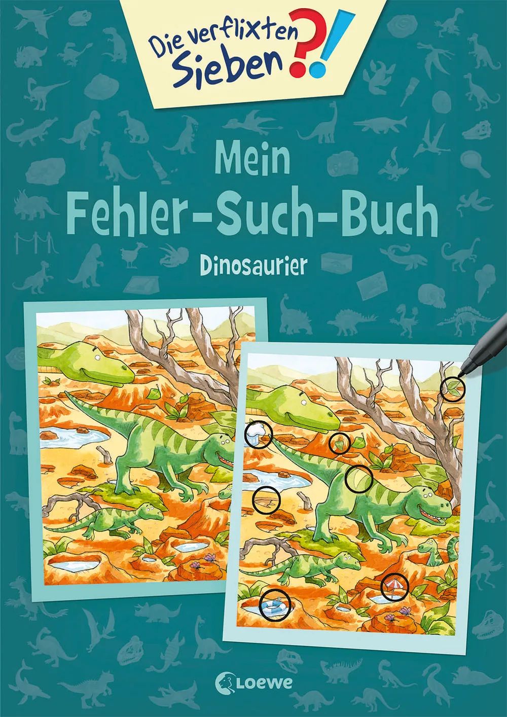 Loewe Verlag GmbH Verflixten Sieben: Fehler suchen - Dinos