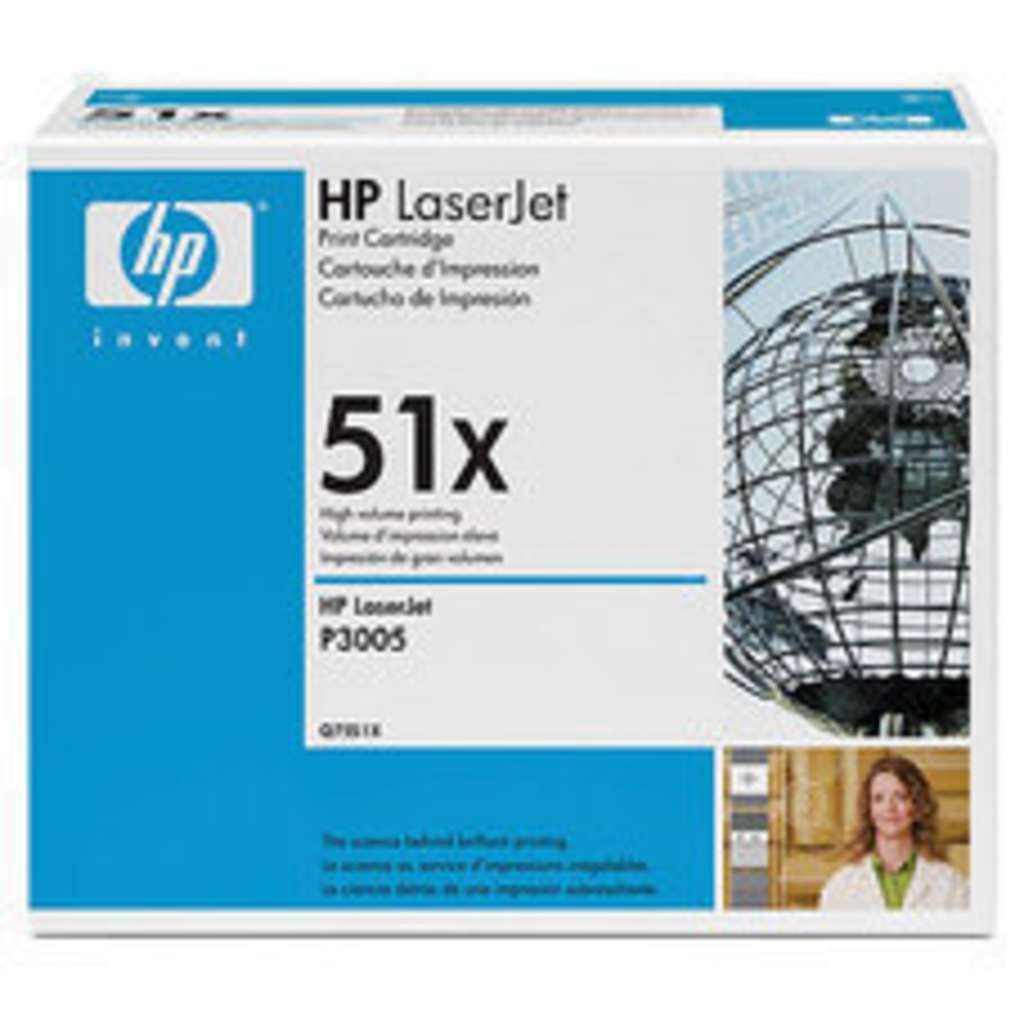 HP TONER CARTRIDGE BLACK HP LaserJet Q7551X