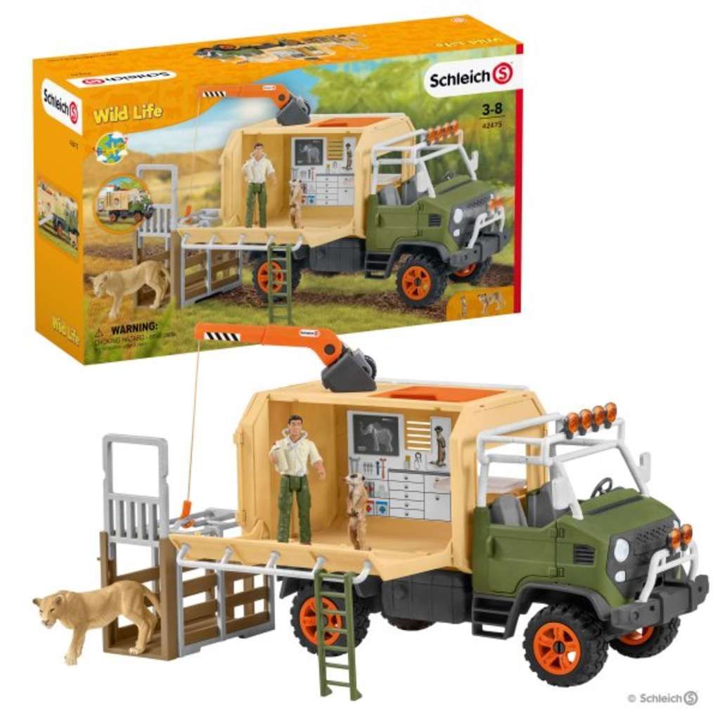 Schleich Großer Truck Tierrettung