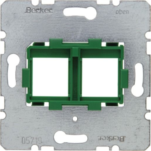 Berker ZENTRALPLATTE 2F.M.GRÜNER AUFN / BERKER 454104