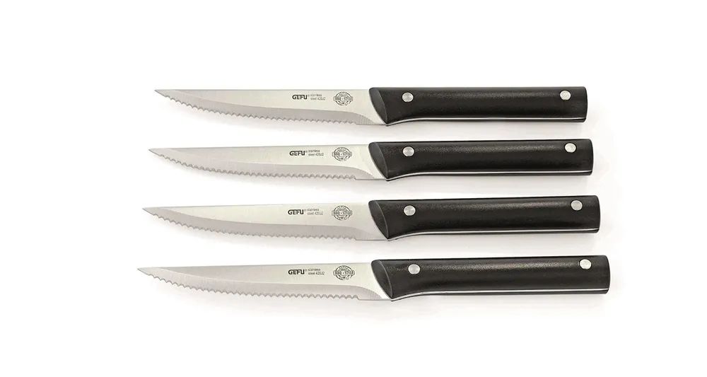 GEFU Steakmesser BBQ, 4 Stück