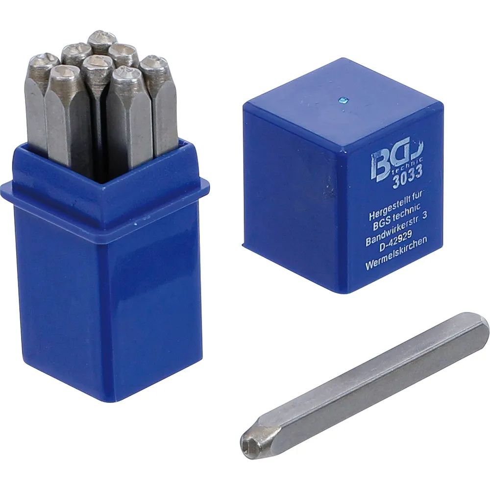 BGS Schlagziffern-Satz Standard 3 mm