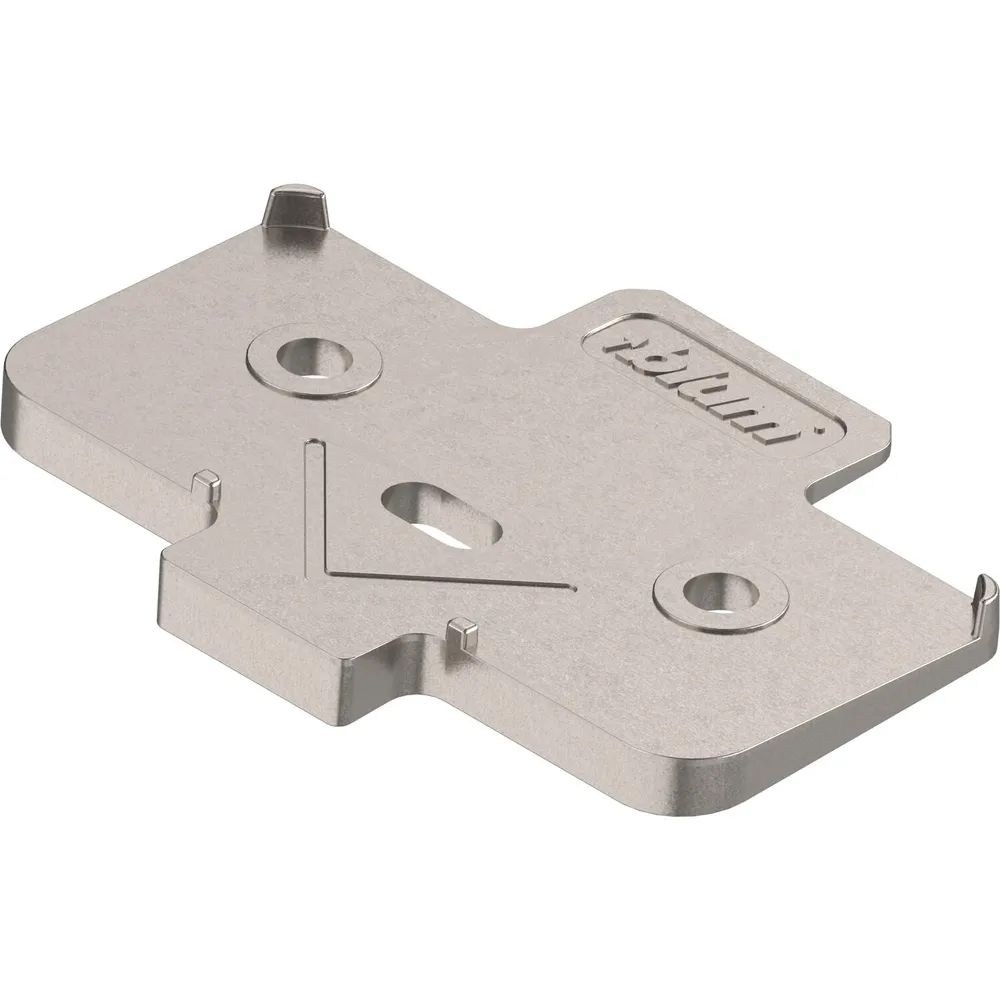 BLUM Winkelkeil kreuzform, -5° Schraubversion, Zink, Distanzstärke: 6 mm