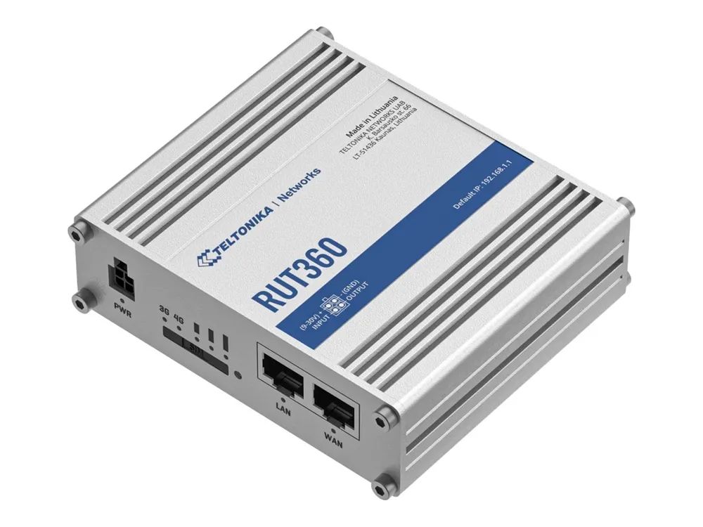 Teltonika RUT360 - Wireless Router - WWAN - Wi-Fi