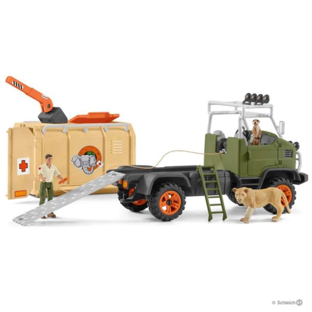 Schleich Großer Truck Tierrettung