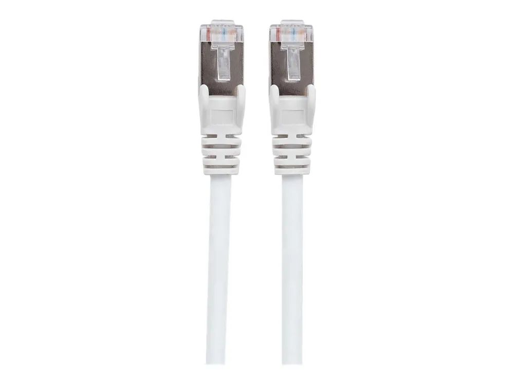 Intellinet Network Patch Cable, Cat7 Cable/Cat6A Plugs, 20m, White, Copper, S/FTP, LSOH / LSZH, PVC, RJ45, Gold Plated Contacts, Snagless, Booted, Lifetime Warranty, Polybag - Netzwerkkabel - RJ-45 (M)