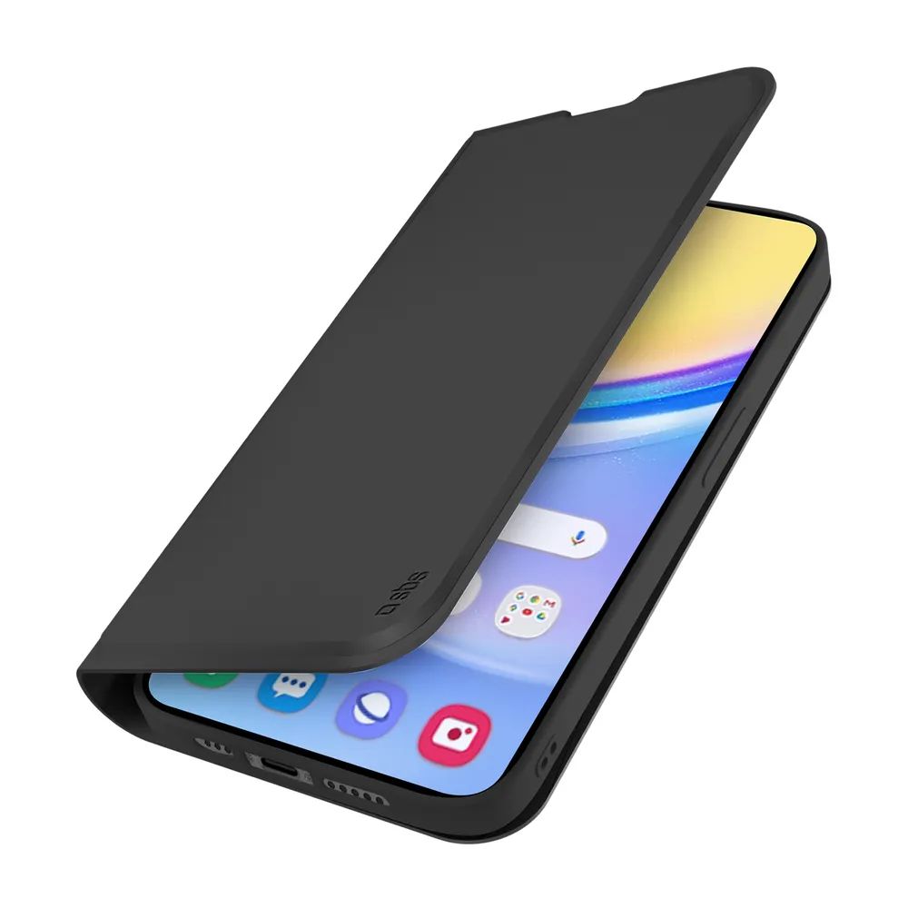 SBS WALLET SMOOTH Bookcase für Galaxy A16, schwarz