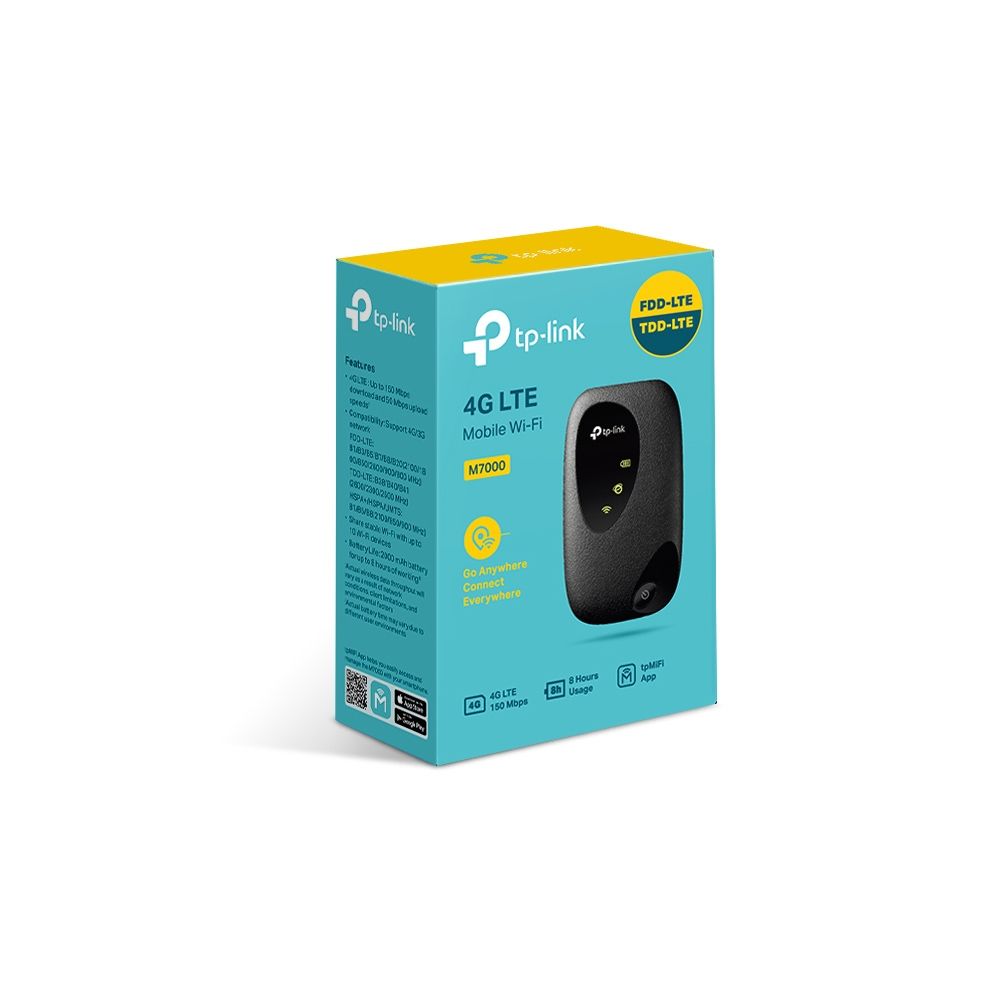 TP-LINK M7000 - Mobiler Hotspot - 4G LTE - 150 Mbps