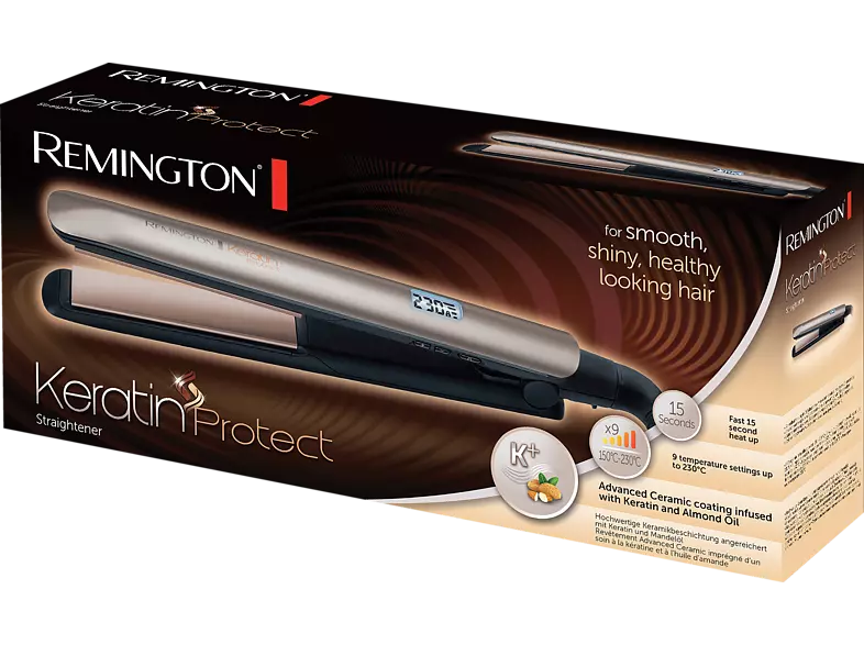 Remington HAARGLÄTTER KERATIN PROTECT / REMING S 8540 ANTH/GOLD 45609560100