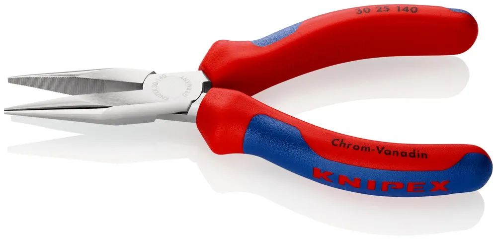 KNIPEX Langbeckzange mit Mehrkomponenten-Hüllen verchromt 140 mm