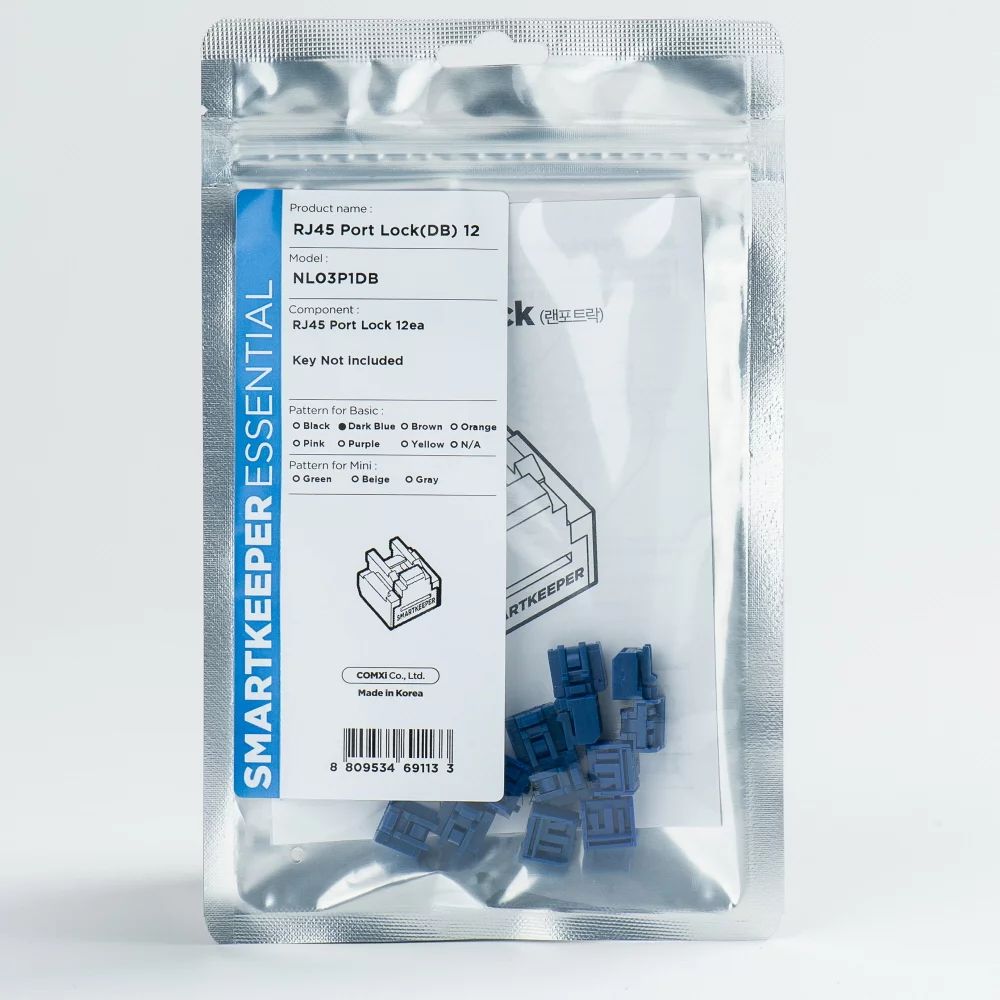 Smart Keeper Basic"RJ45 Port" Blocker dunkelblau 12 Stk.