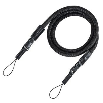 Hama Kameragurt "Braid 120", Schnellverschluss, Länge 120 cm, Schwarz
