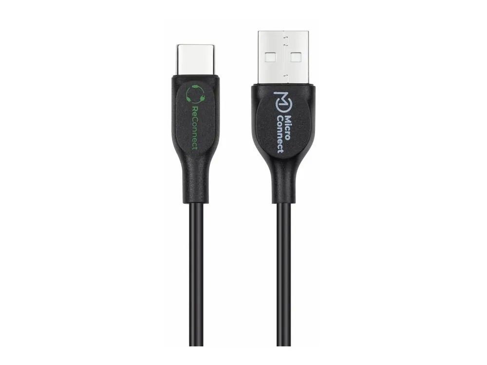 MicroConnect ReConnect USB-C 3.2 Gen 1 to USB-A 2.0 cable - Kabel - Digital/Daten (ECO-USB3.1CCHAR2B) - Kabel - Digital/Daten