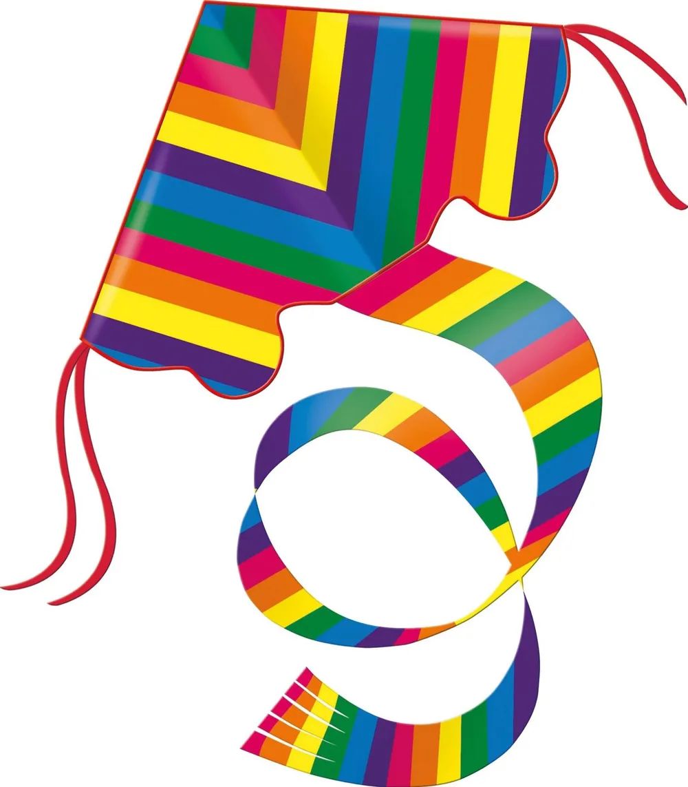 Paul Günther GmbH & Co. KG Einleinerdrachen Rainbow 97x58cm