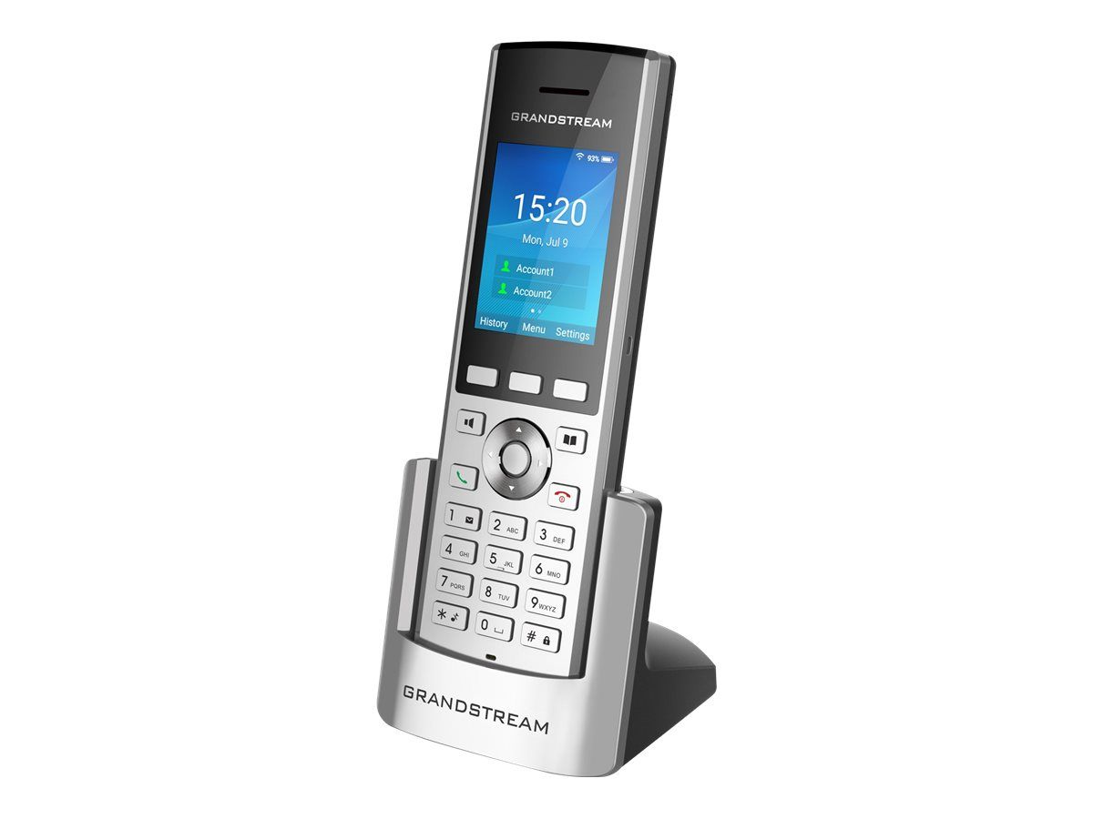 Grandstream WP825 - Schnurloses VoIP-Telefon - mit Bluetooth-Schnittstelle - IEEE 802.11a/b/g/n/ac (Wi-Fi)