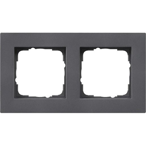 Gira ABDECKRAHMEN 2F FLACH / GIRA 0212235 E2 ANTH. 0212235