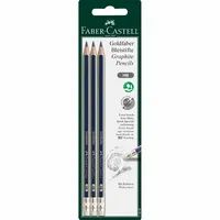 FABER-CASTELL Bleistift Goldfaber G-tip HB 3x BK