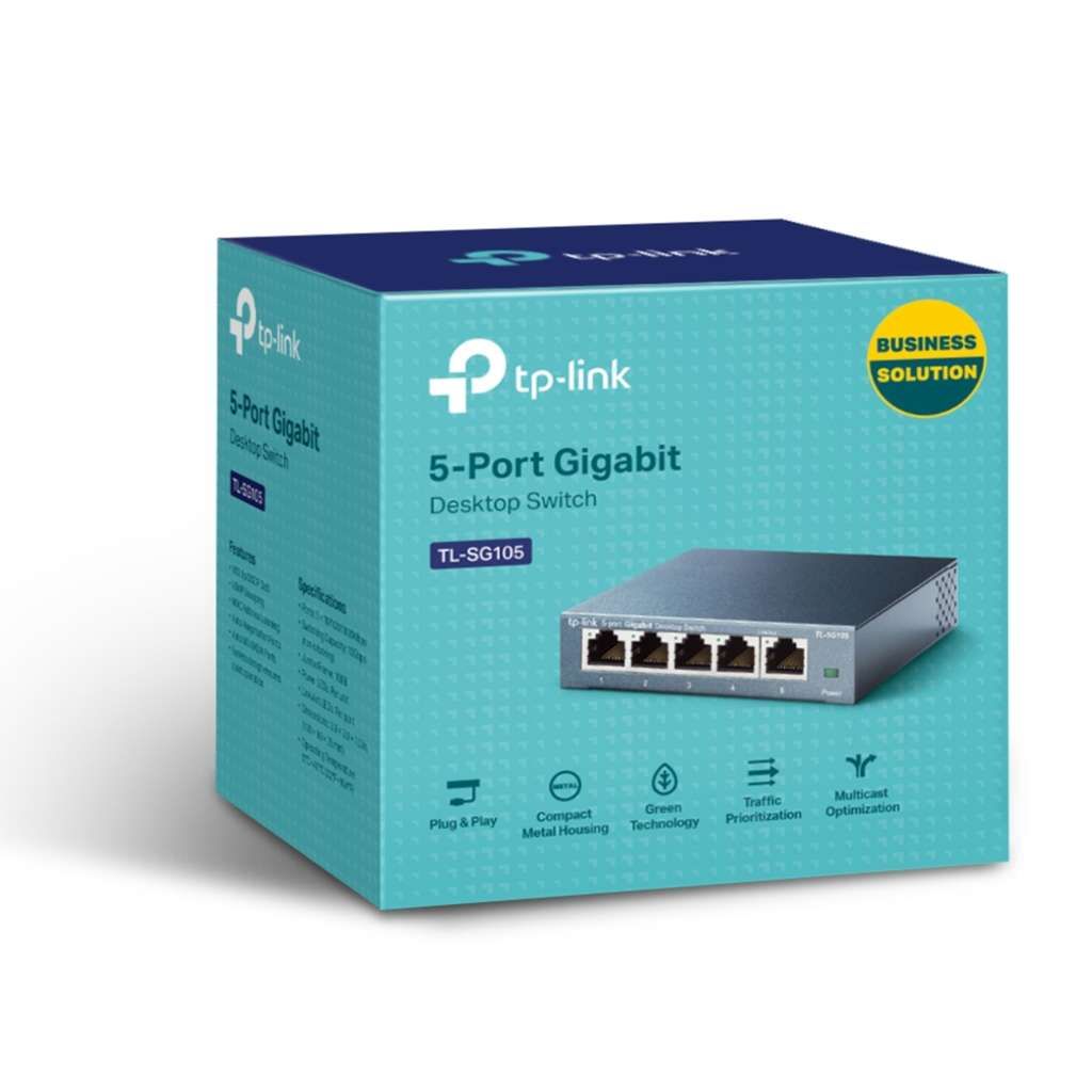 TP-LINK TL-SG105 5-Port Metal Gigabit Switch