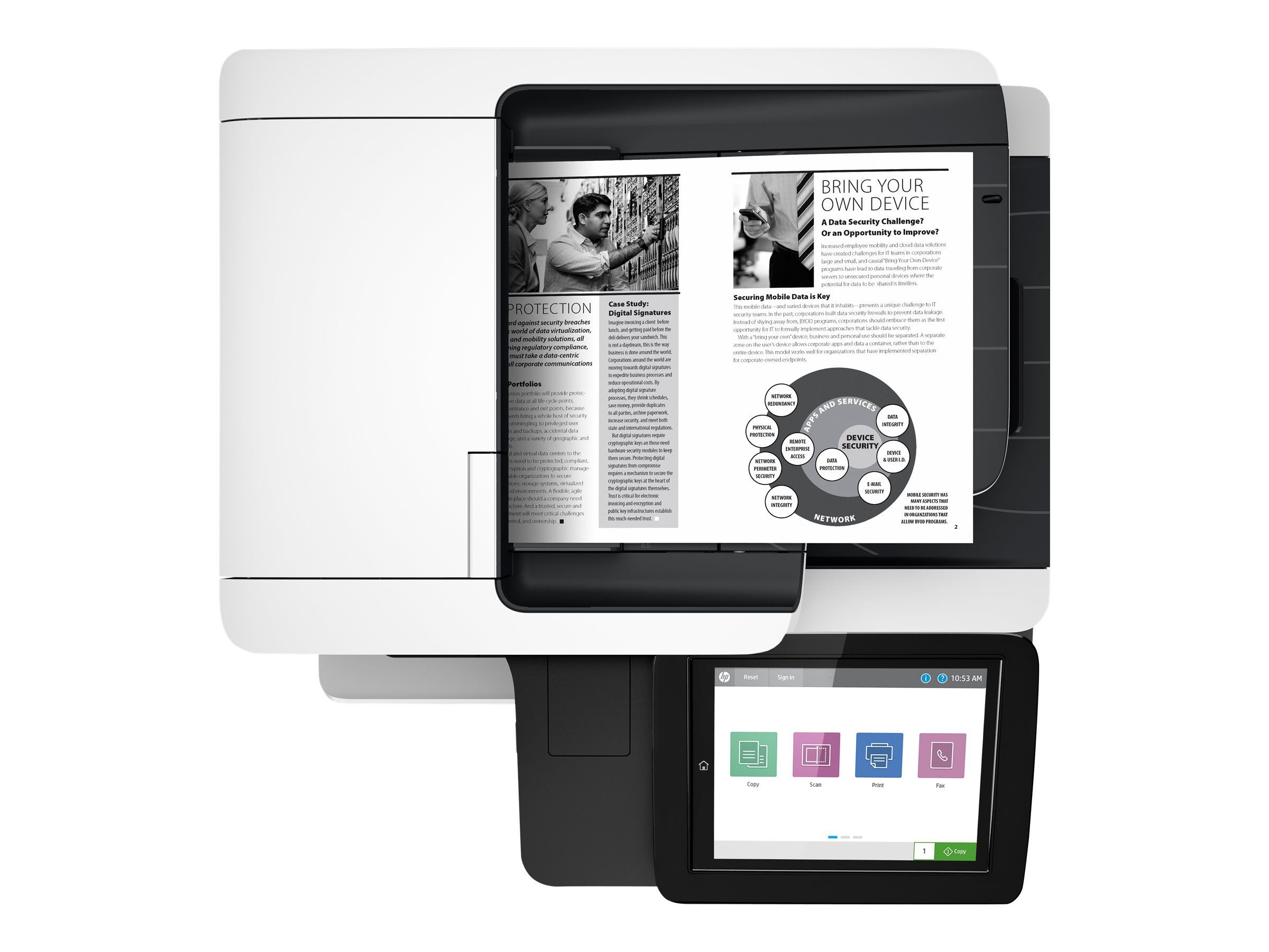 HP LaserJet Enterprise Mfp M528dn Laser - Multifunktionsgerät - Laser/LED-Druck