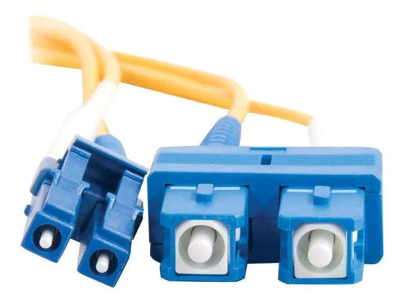 C2G LC-SC 9/125 OS1 Duplex Singlemode PVC Fiber Optic Cable (LSZH)